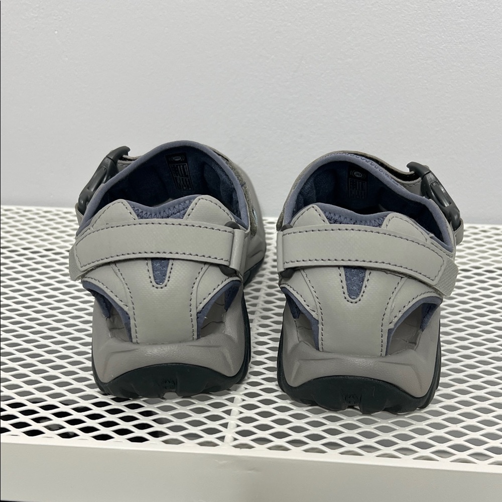 Teva Omnium Gray Blue Closed Toe Hiking Sport Sandals Women’s 9.5 - Picture 6 of 7